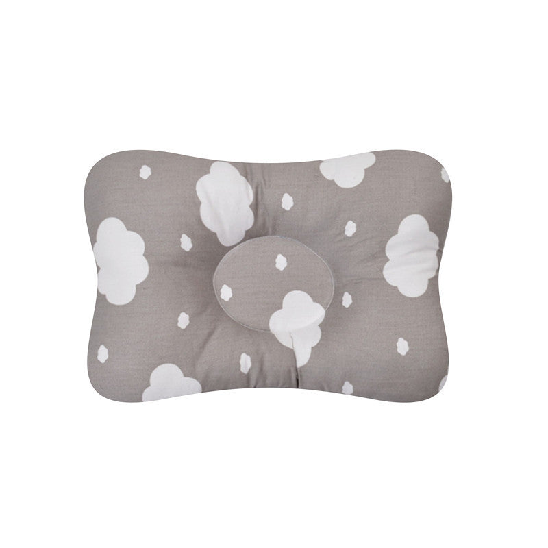 Touch bean function baby pillow pure cotton shaping pillow 20-year-old newborn anti-bias head correction baby pillow A13