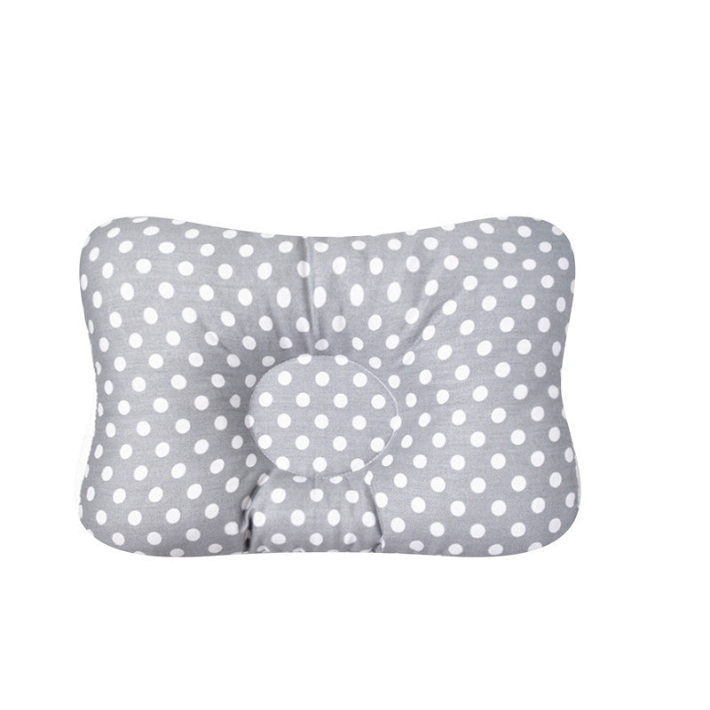 Touch bean function baby pillow pure cotton shaping pillow 20-year-old newborn anti-bias head correction baby pillow A13