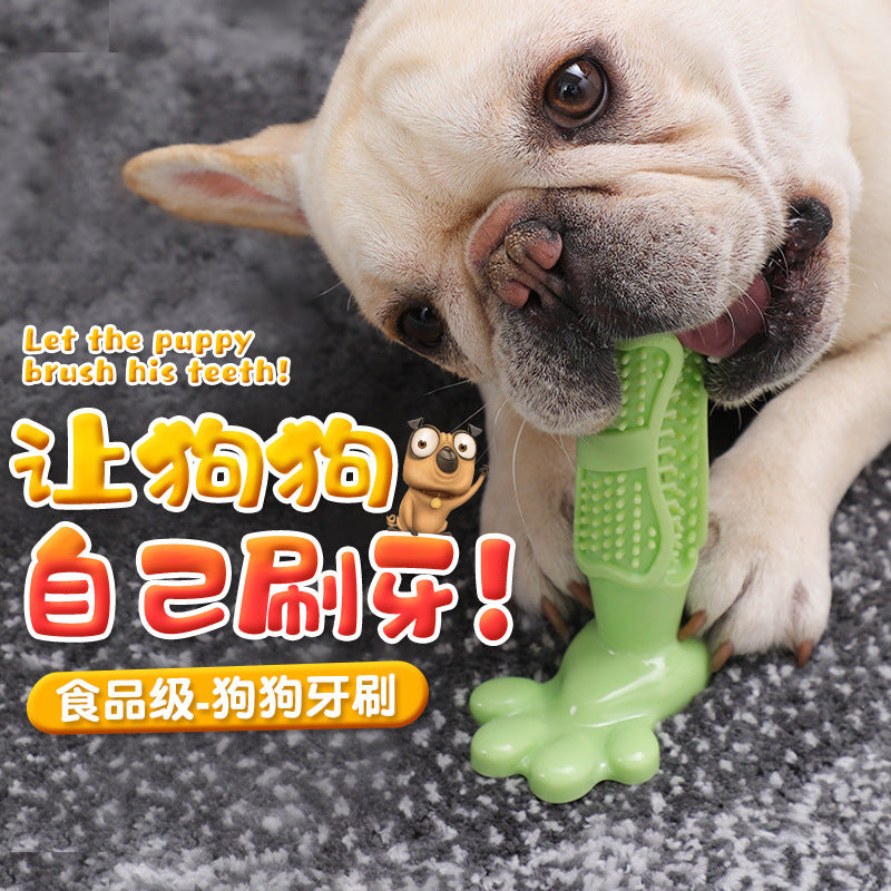 Dog toothbrush pet supplies Amazon explosion models dog food leak toothbrush pet golden retriever toothbrush stick toy molar