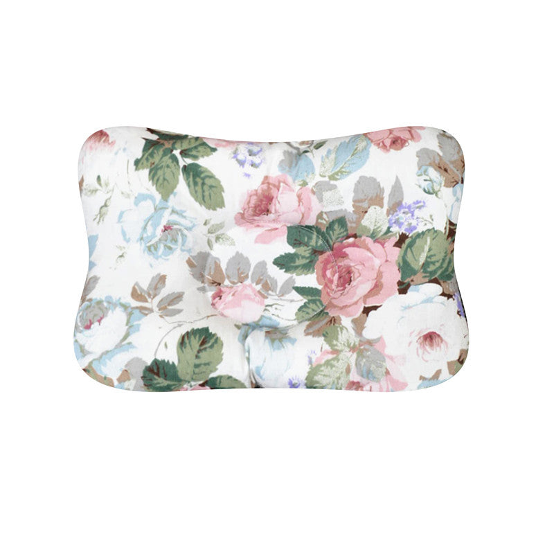 Touch bean function baby pillow pure cotton shaping pillow 20-year-old newborn anti-bias head correction baby pillow A13