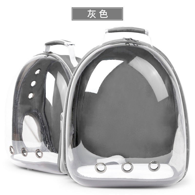 P factory wholesale Hawo net red panoramic transparent space cat bag cat and dog space bag backpack pet backpack