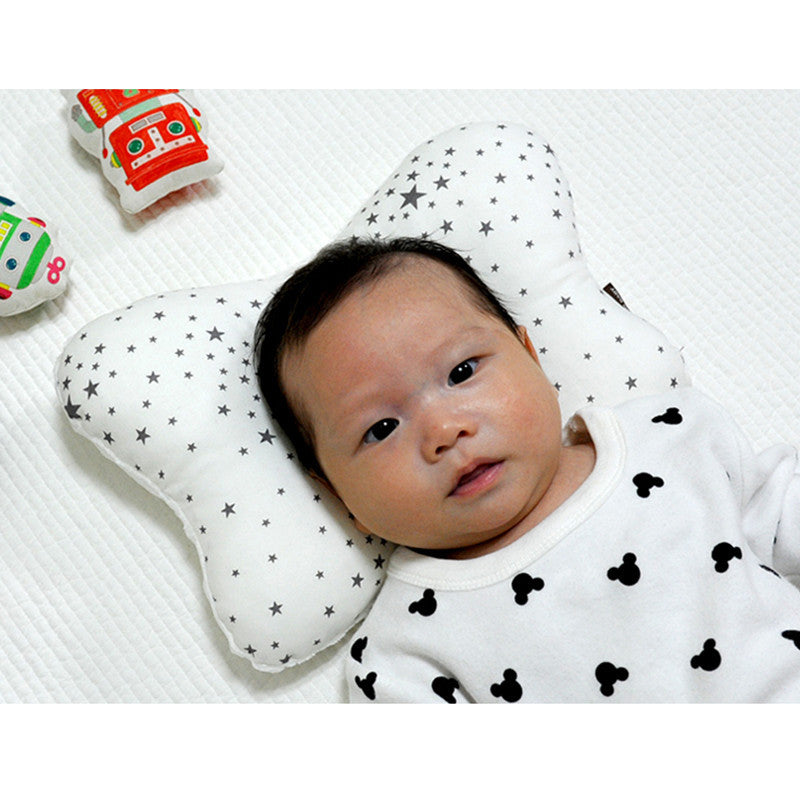 Touch bean function baby pillow pure cotton shaping pillow 20-year-old newborn anti-bias head correction baby pillow A13