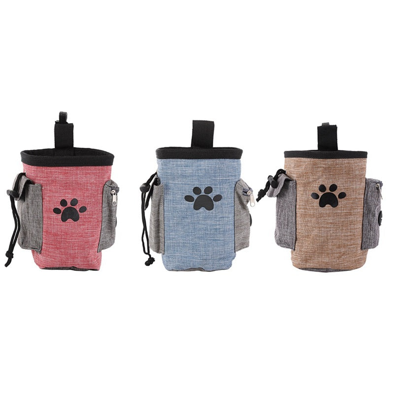 Factory direct sale Oxford cloth pet waist bag dog training dog food bag pet training bag pet bag dog snack bag dog food