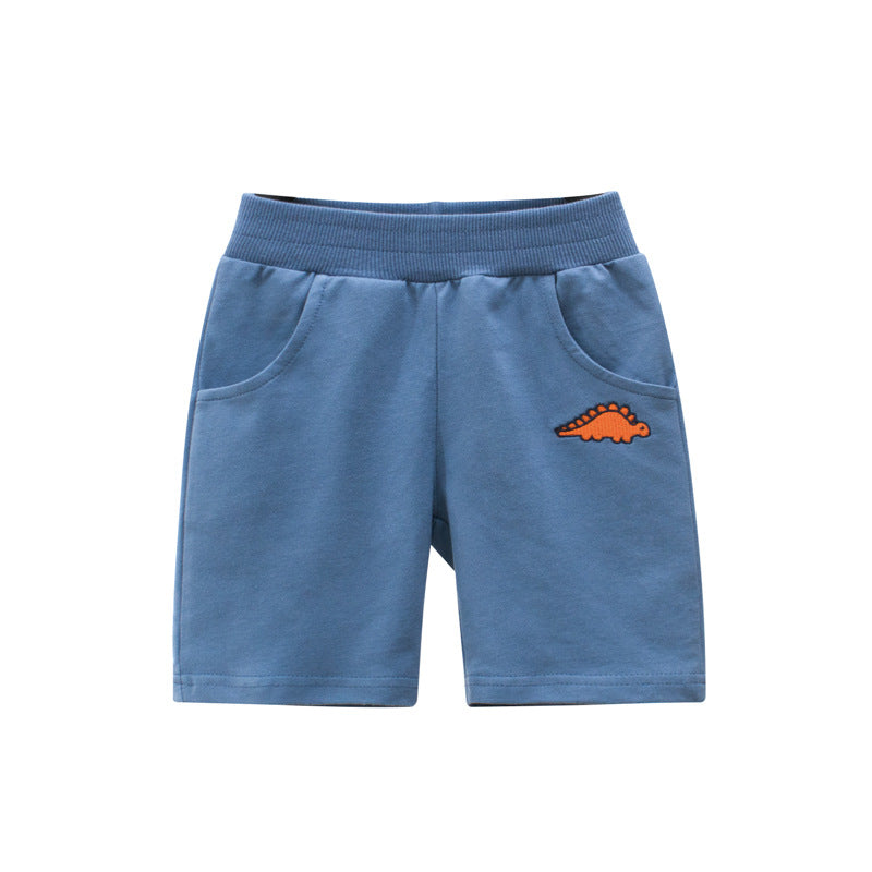 27kids brand children's clothing summer new 2021 boys middle pants casual pants baby five-point pants one consignment sale