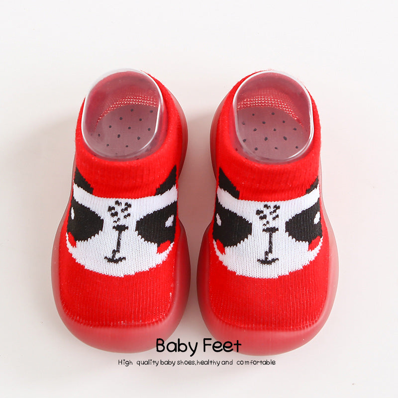Korean style children's indoor soft-soled shoes spring and autumn baby breathable non-slip baby socks shoes toddler shoes wholesale