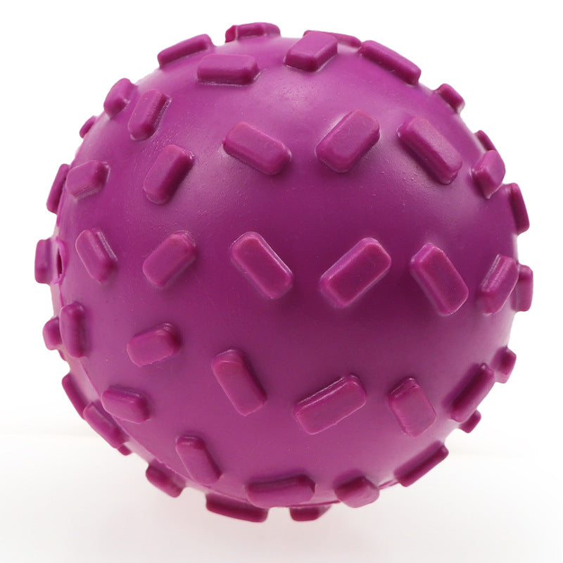 Pet toy dog food leakage slow food dog toy ball molar dog bite toy chewing resistant rubber dog toy ball