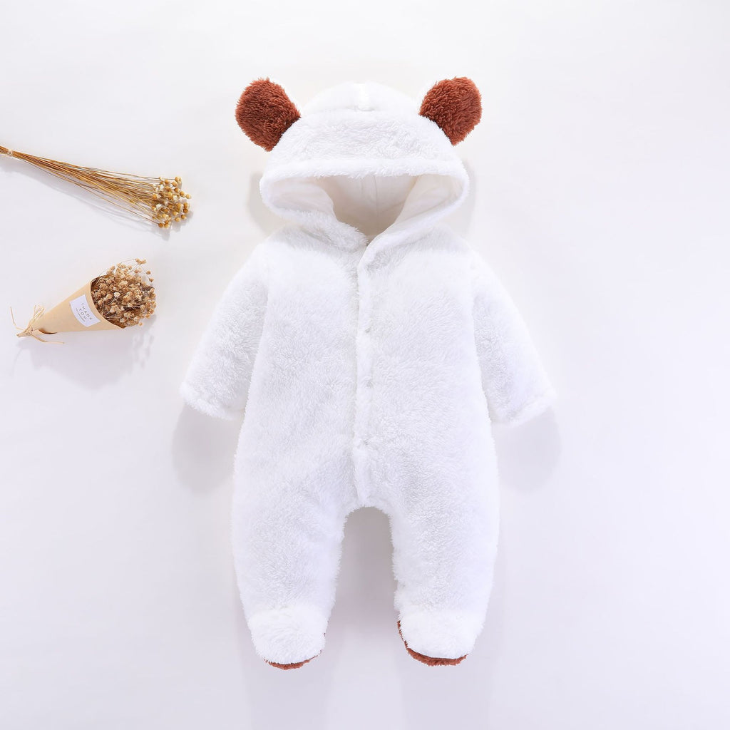 Spring and Autumn Baby Jumpsuit Shu Cotton Wool Climbing Clothes Newborn Winter Baby Baby Clothes Romper Kids Clothes