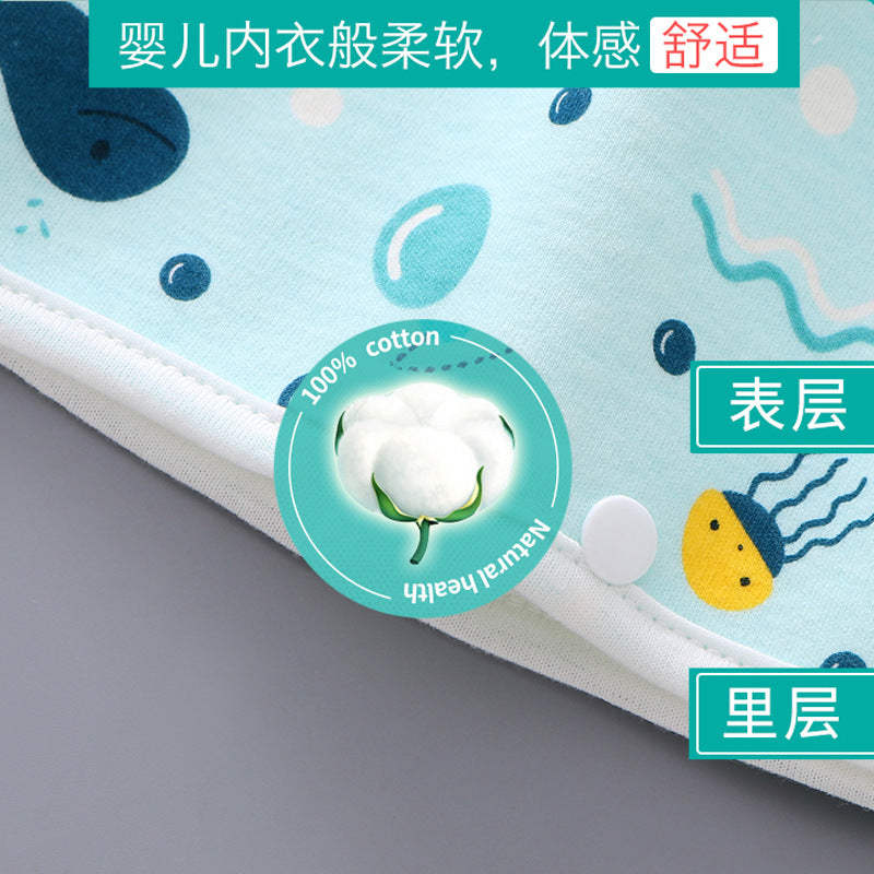 Baby diaper skirt waterproof, leak-proof, diaper training pants, baby and children nocturia artifact, cotton washable diaper pocket