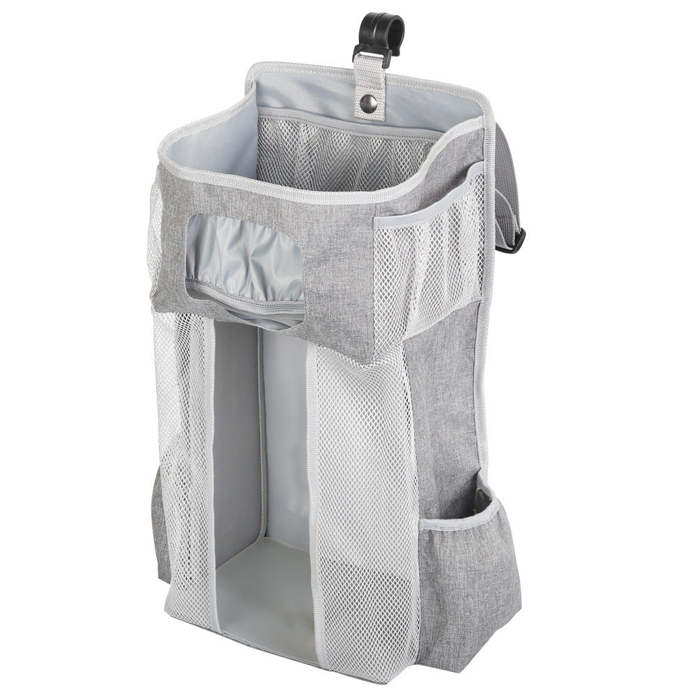 Cross-border spot baby bedside hanging bag multifunctional baby bed storage bag organization hanging bag bed front storage hanging bag