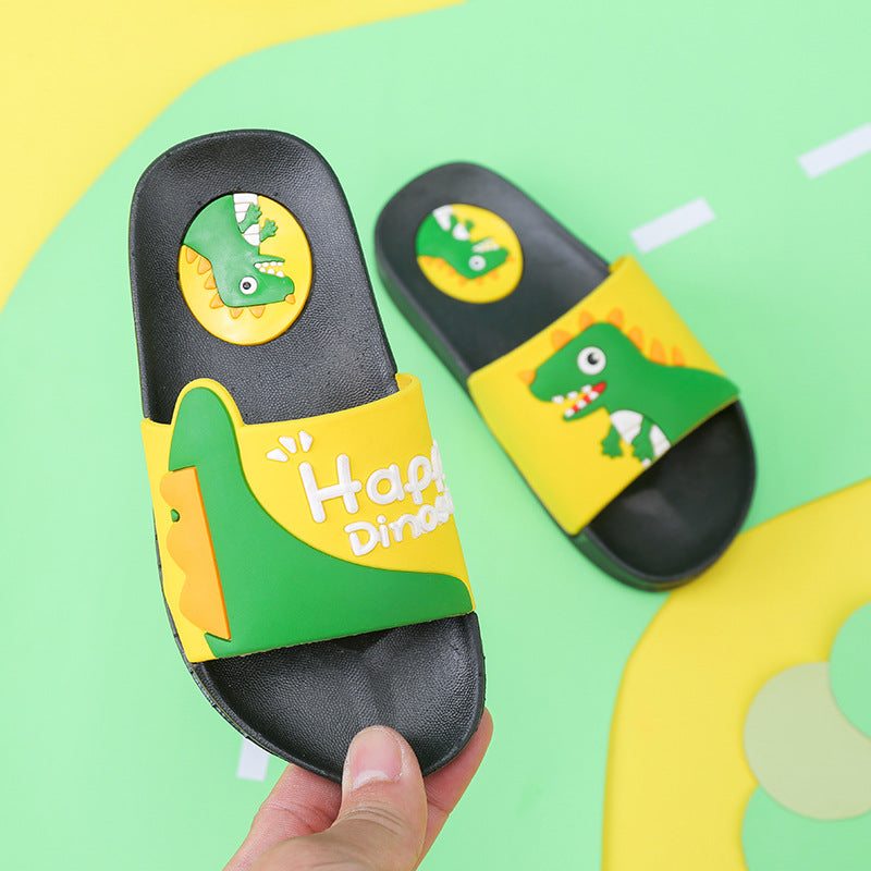 Children's slippers summer boys and girls indoor children's non-slip soft bottom home baby cartoon middle and older children's parent-child slippers