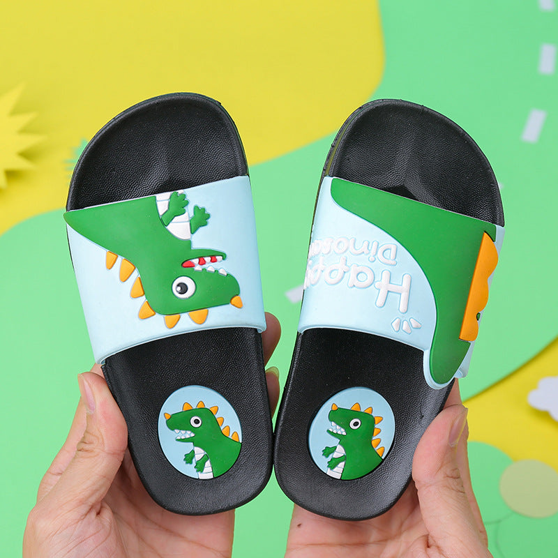 Children's slippers summer boys and girls indoor children's non-slip soft bottom home baby cartoon middle and older children's parent-child slippers