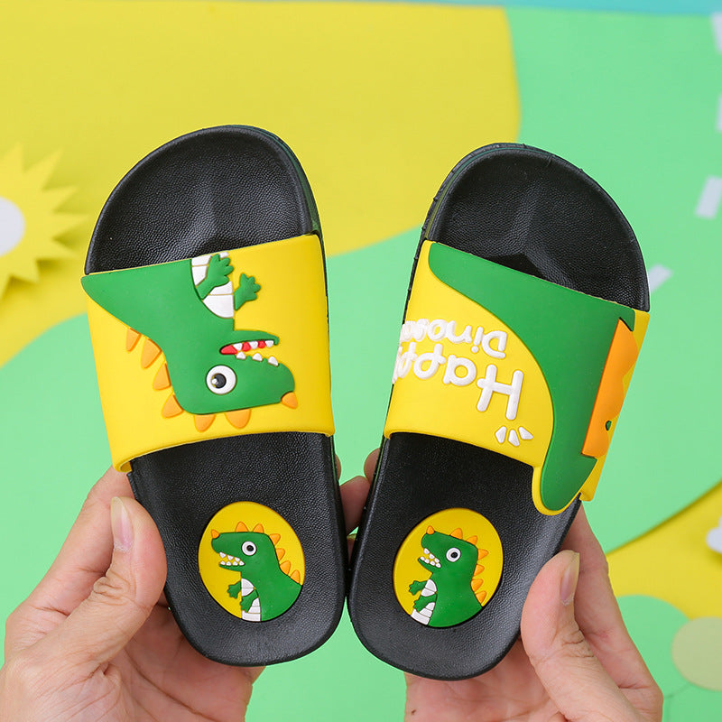 Children's slippers summer boys and girls indoor children's non-slip soft bottom home baby cartoon middle and older children's parent-child slippers