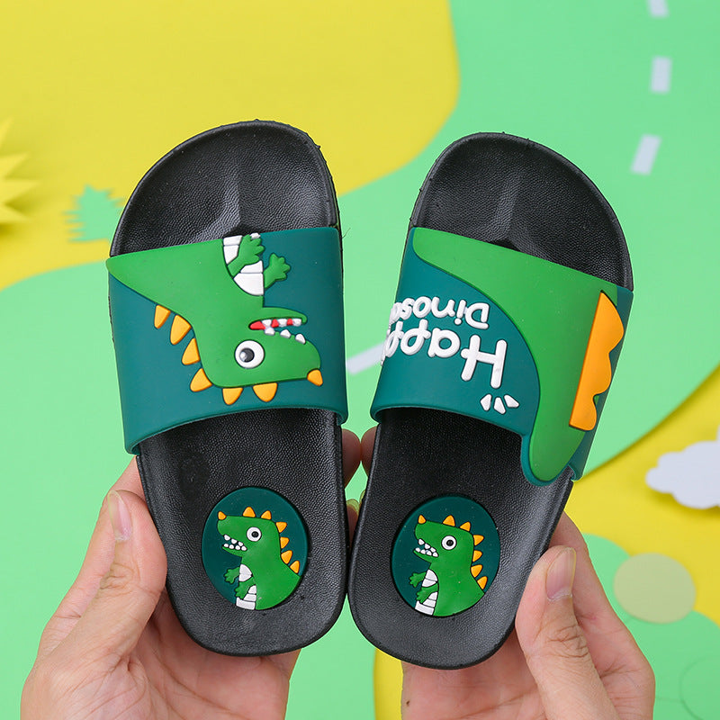 Children's slippers summer boys and girls indoor children's non-slip soft bottom home baby cartoon middle and older children's parent-child slippers
