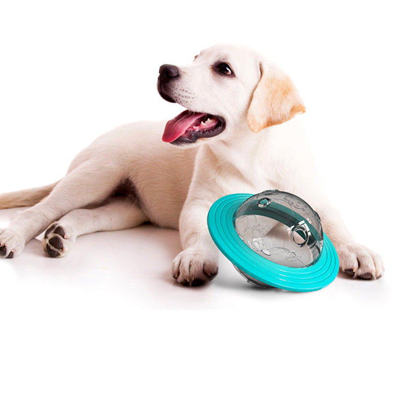 Gnawing Bite-resistant Dog Toy Frisbee Ufo Leakage Food Ball Puzzle Dog Supplies Pet Supplies