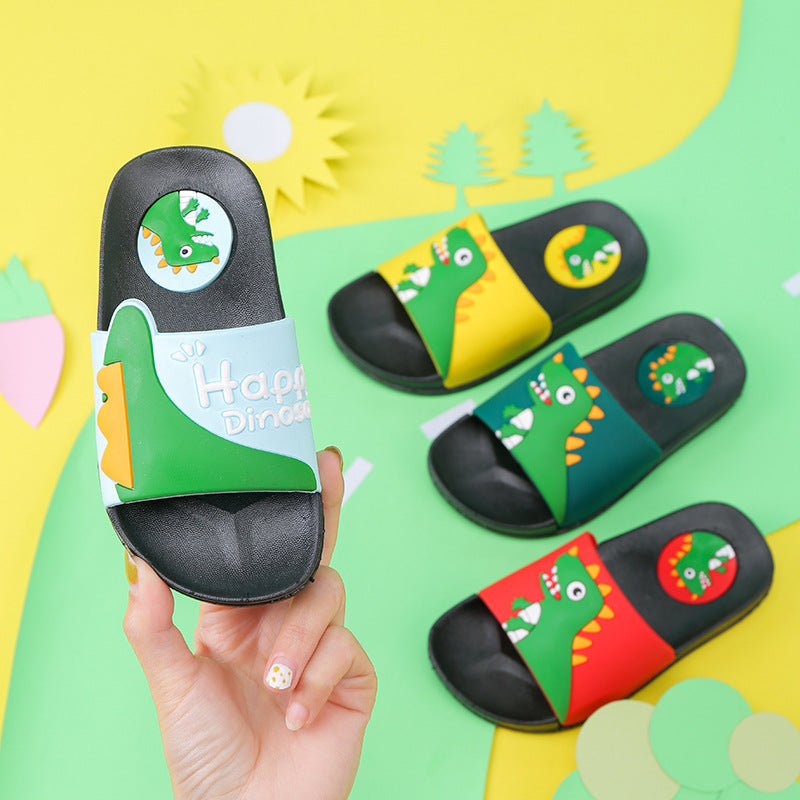 Children's slippers summer boys and girls indoor children's non-slip soft bottom home baby cartoon middle and older children's parent-child slippers