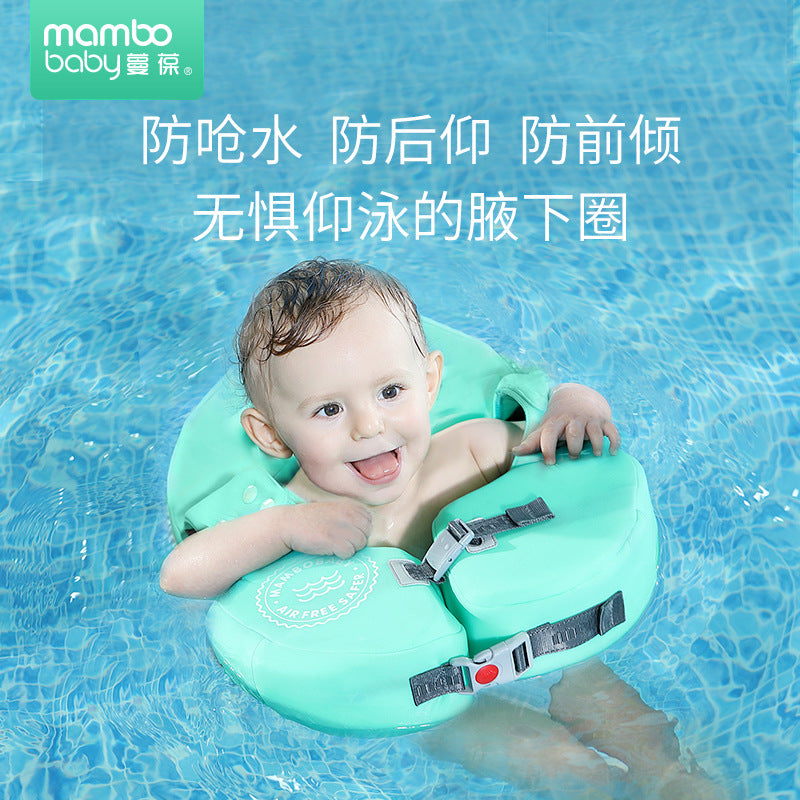 Man Baoyan Inflatable Armpit Ring Baby Special Flamingo Lifebuoy Cartoon Baby Swimming Ring Factory Direct