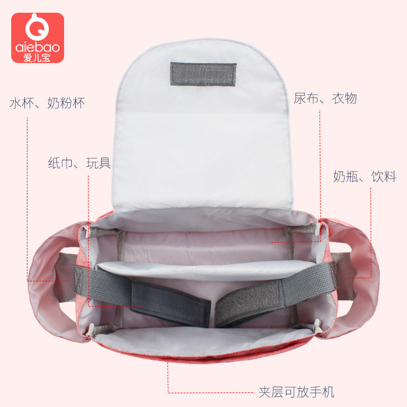 Baby stroller hanging bag large-capacity mommy bag hanging bag accessory storage bottle storage bag cart universal generation