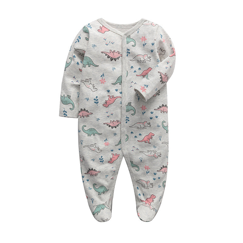 Manufacturers wholesale baby jumpsuits with feet and rompers for newborns jumpsuits with farts romper spring and autumn pajamas baby clothes