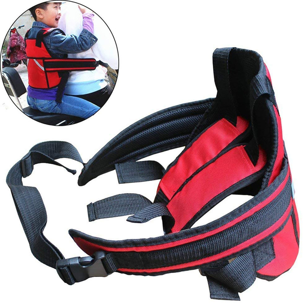Motorcycle electric vehicle child safety belt riding protection belt children anti-fall belt baby seat strap