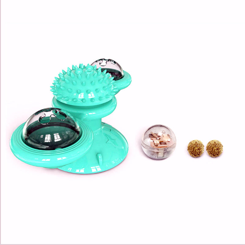 Cross-border new cat toy, spinning windmill, funny cat toy, relieve boredom, chew, educational toy, pet supplies wholesale