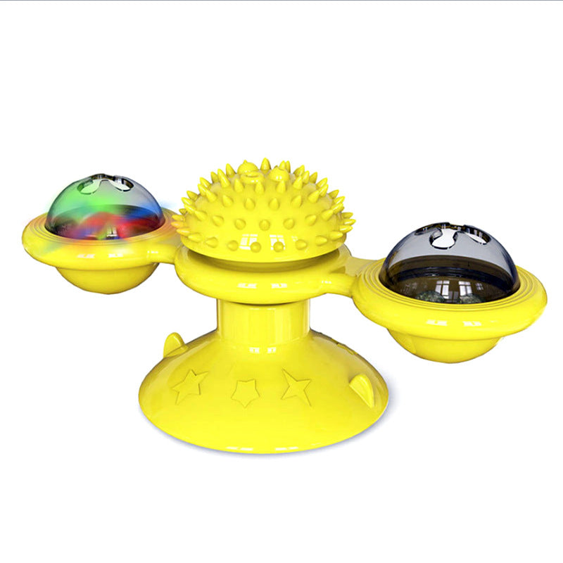 Cross-border new cat toy, spinning windmill, funny cat toy, relieve boredom, chew, educational toy, pet supplies wholesale