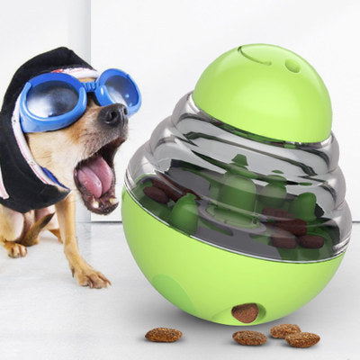 Amazon's new pet supplies gnaw bite resistant dog self-hey toy frisbee flying saucer leaking ball device dog supplies