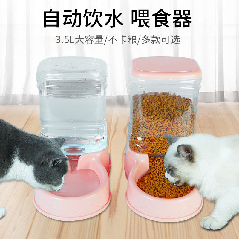 Pet drinking fountain wholesale cat automatic water feeder 3.5L dog drinking fountain automatic feeder set distribution