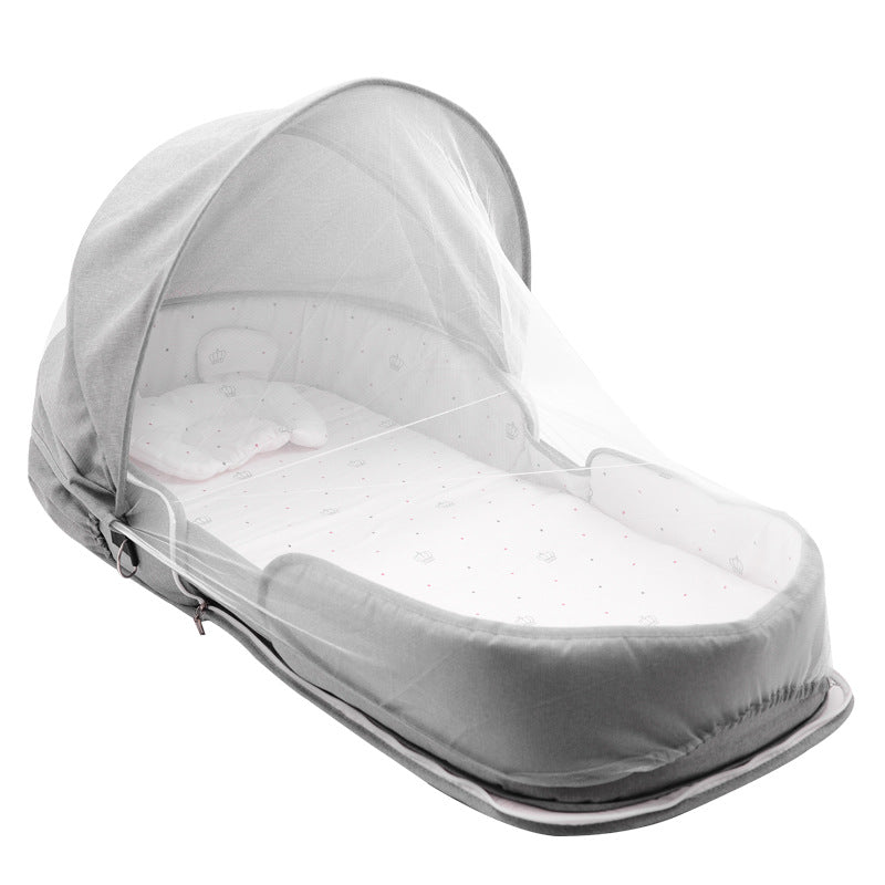 Baby bed newborn baby crib foldable portable mobile bed bionic bed mommy bag backpack