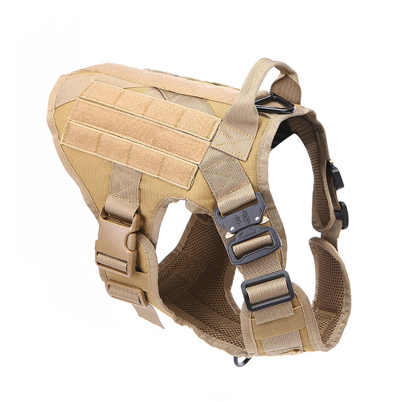 Dog Tactical Backpack Tactical Dog Clothes Work Dog Portable Vest Pet Dog Breast Strap