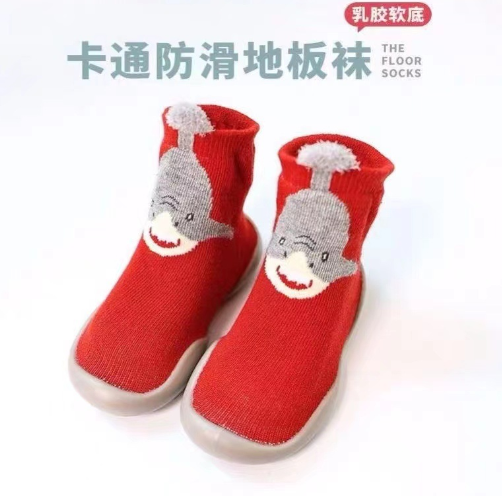 Baby toddler shoes spring and autumn new socks shoes young children children's shoes socks boys and girls floor socks baby socks shoes manufacturers batch