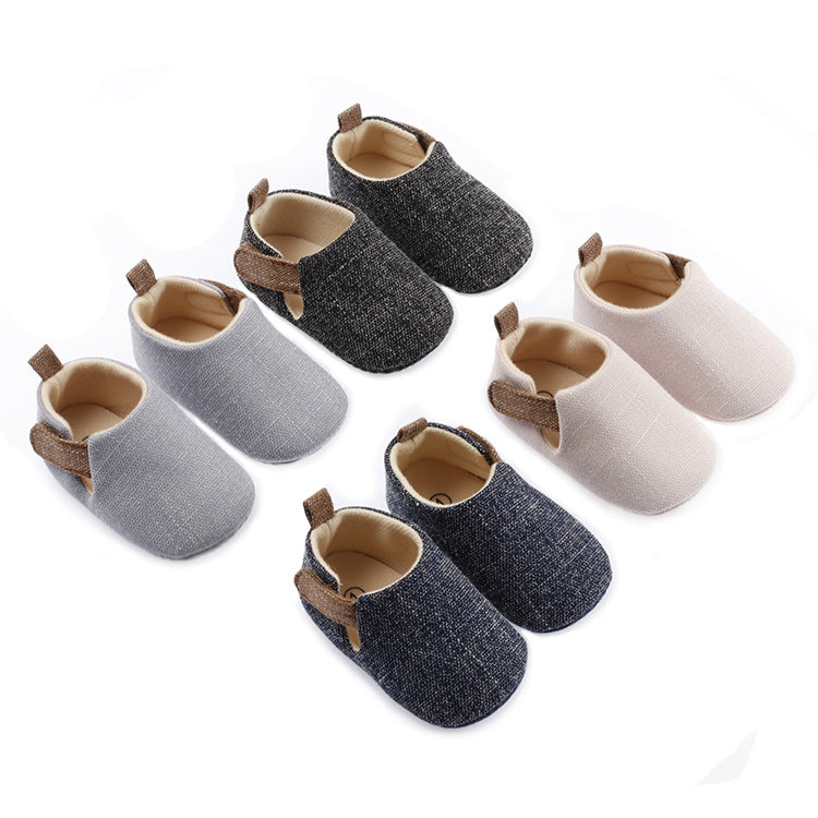Baby toddler shoes shoes 0-15 months casual fashion linen retro baby shoes