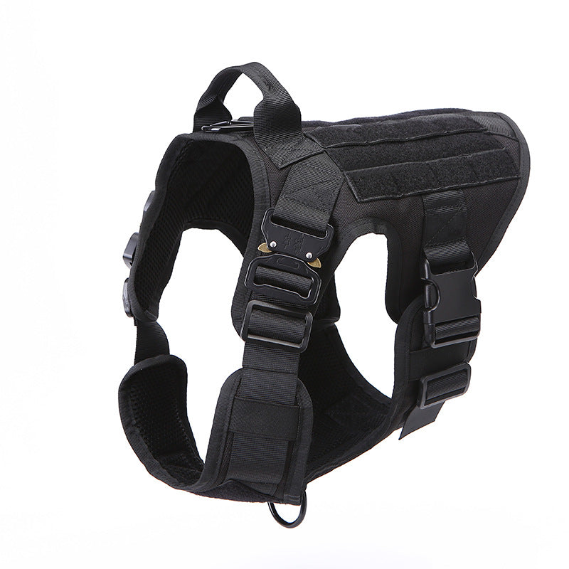Dog Tactical Backpack Tactical Dog Clothes Work Dog Portable Vest Pet Dog Breast Strap