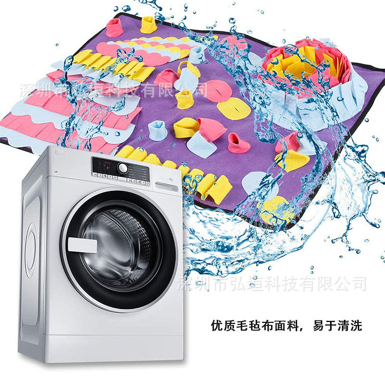 Amazon Foreign Trade New Dog Toy Sniffing Pad Pet Educational Supplies Sniffing Pad Slow Food Training Decompression Supplies