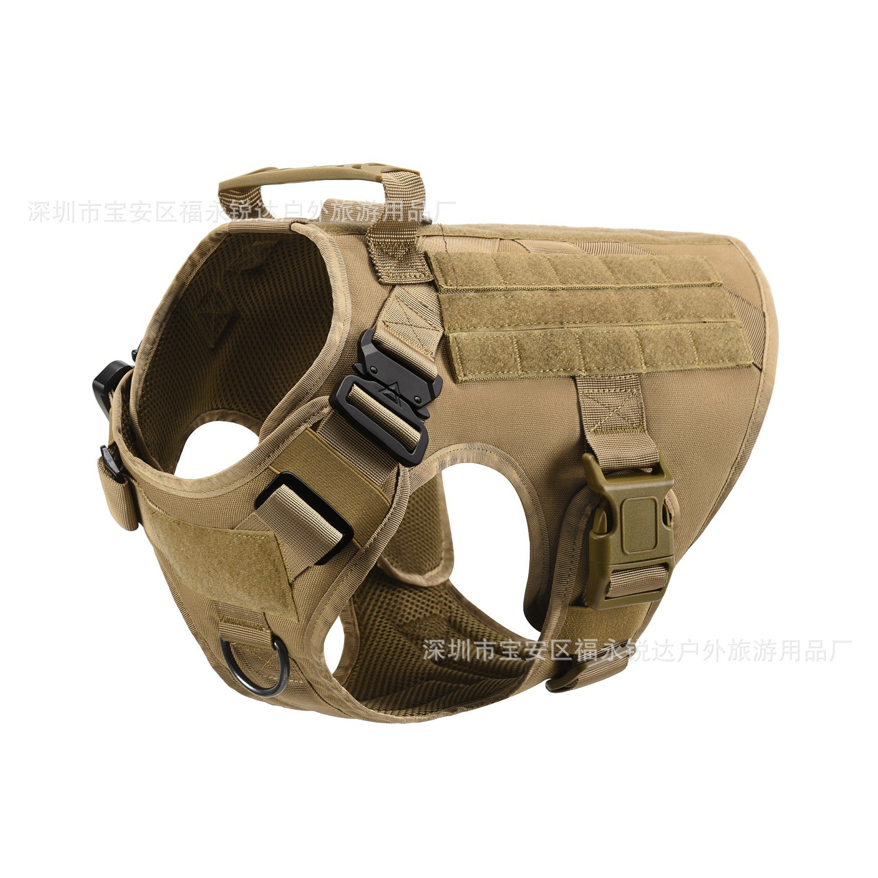 Nylon Tactical Dog Clothing Quick Release Dog Vest Pet Clothes Outdoor Dog Clothing Training Vest