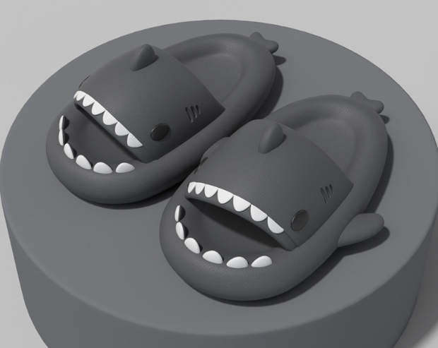 Shark Generation Children's Slippers Summer Boys Cartoon Children Indoor Non-slip Bathing Female Baby Parent-child Sandals