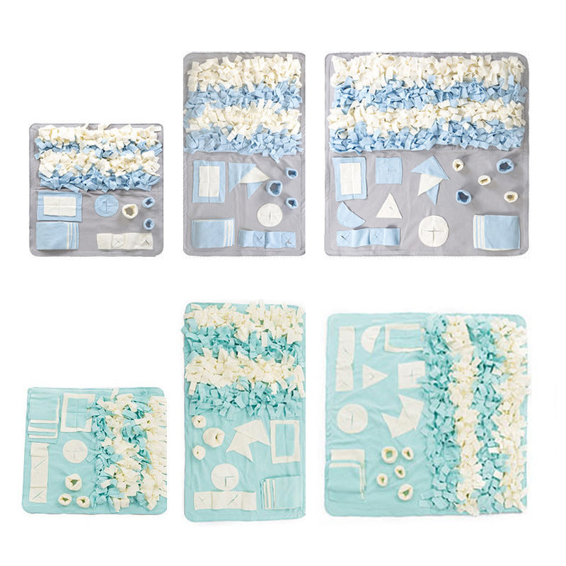 Factory direct selling spot pet training blanket training dog slow food leakage smelling pad to relieve stress dog toy sniffing pad