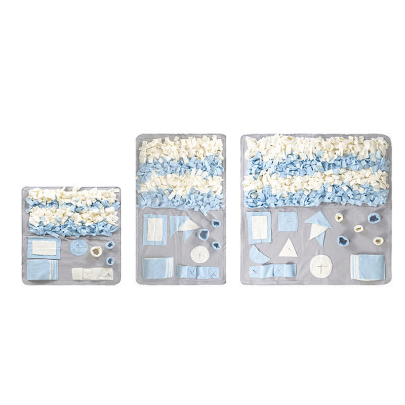 Factory direct selling spot pet training blanket training dog slow food leakage smelling pad to relieve stress dog toy sniffing pad