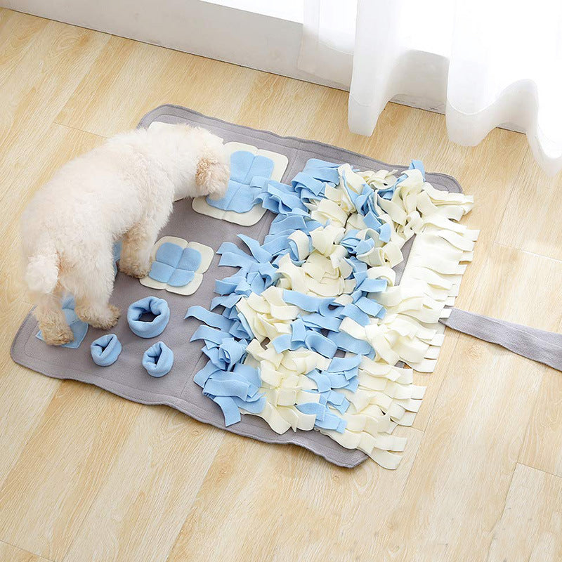 Factory direct selling spot pet training blanket training dog slow food leakage smelling pad to relieve stress dog toy sniffing pad