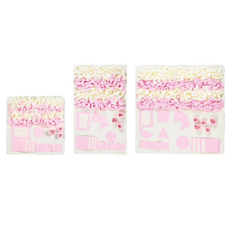 Factory direct selling spot pet training blanket training dog slow food leakage smelling pad to relieve stress dog toy sniffing pad