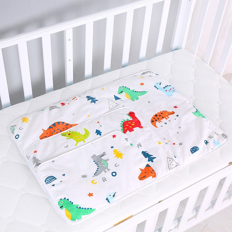 Baby diaper pad waterproof washable pure cotton oversized kindergarten baby breathable children overnight pad sheet mattress