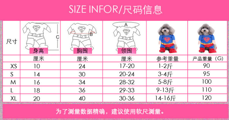 2020 new pet clothes pet dress up funny dog clothes killer doll dress up pet clothes