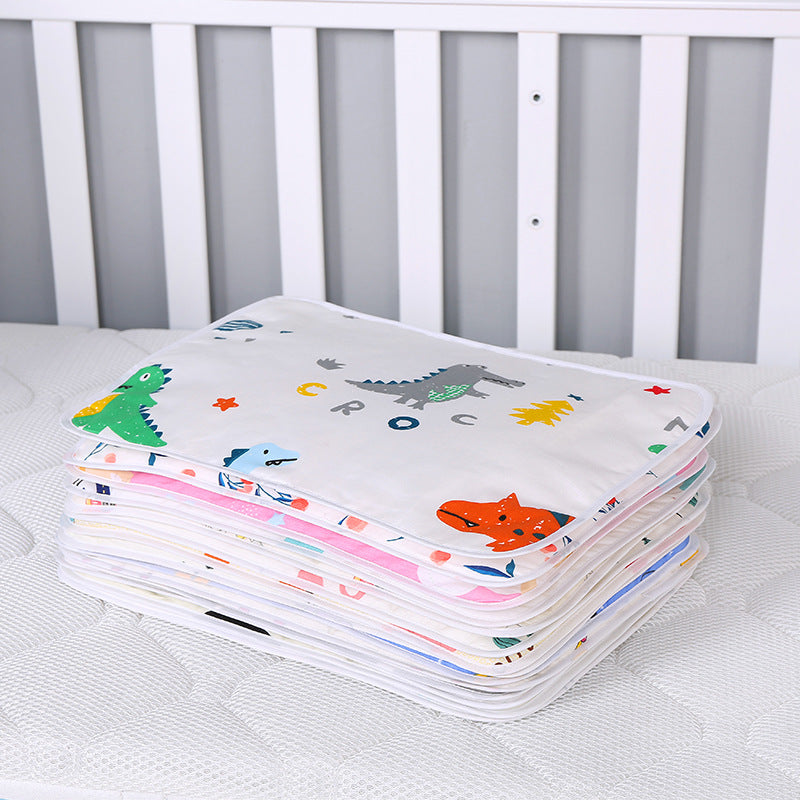 Baby diaper pad waterproof washable pure cotton oversized kindergarten baby breathable children overnight pad sheet mattress
