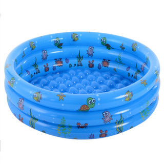 Yingtai thickened family children's inflatable swimming pool home infant swimming pool baby three-ring round ball pool
