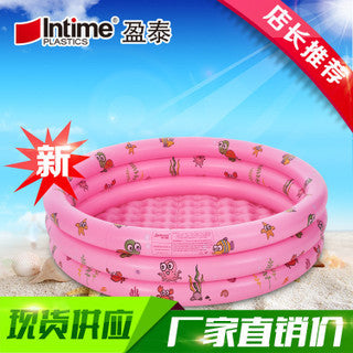 Yingtai thickened family children's inflatable swimming pool home infant swimming pool baby three-ring round ball pool