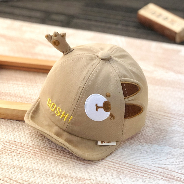 Adjustable baby sun hat for boys spring and summer thin cap for boys and girls cute baseball hat
