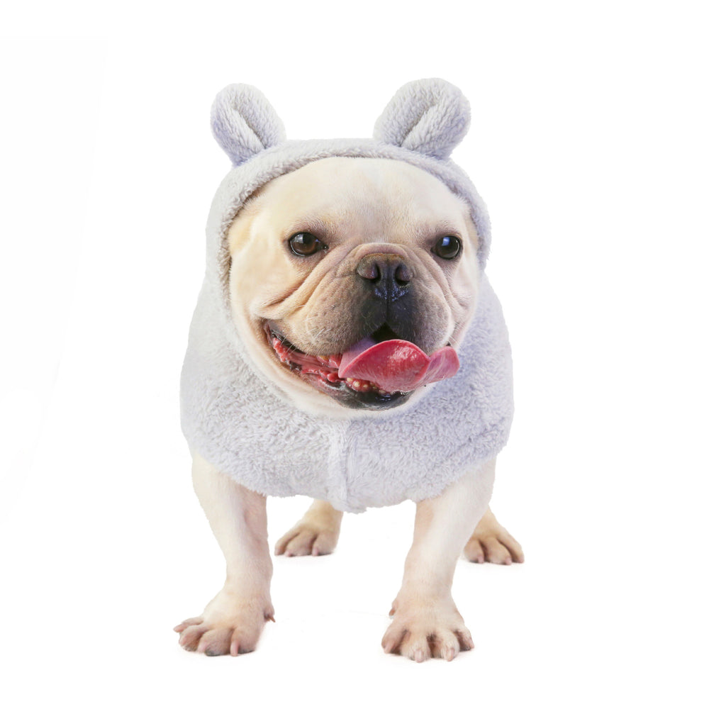 Dog clothes pet clothes hooded thick dog clothes fleece classic bear costume wholesale