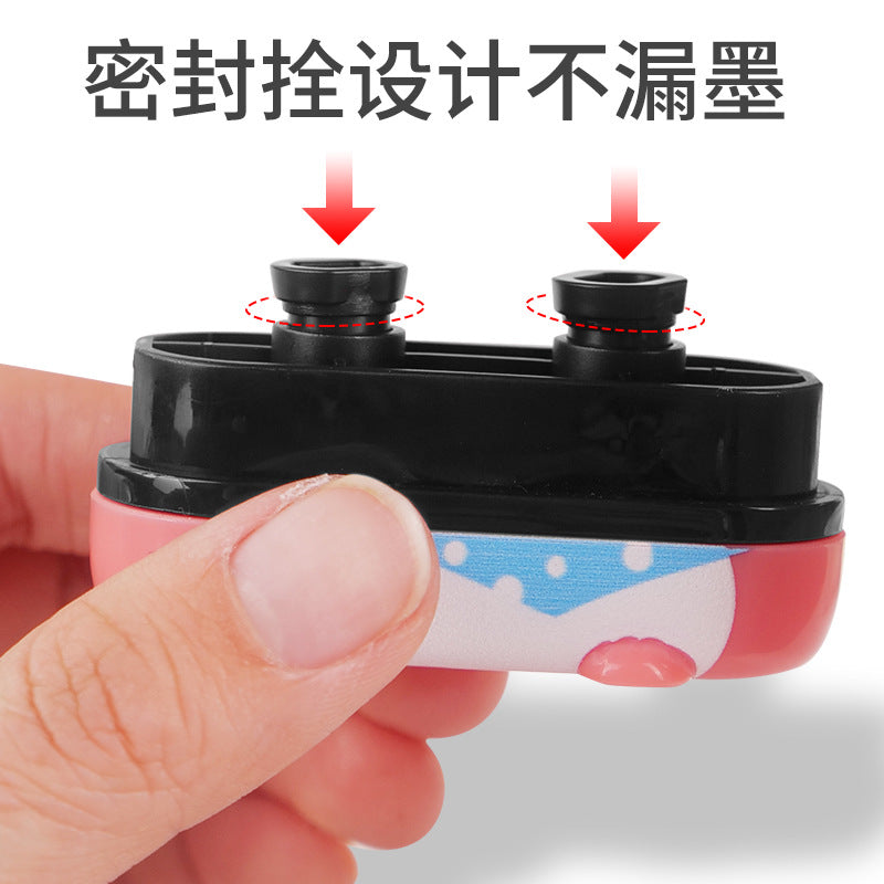 Cute pet seal material wholesale photosensitive children's cartoon cute name clothes kindergarten engraved seal signature matt