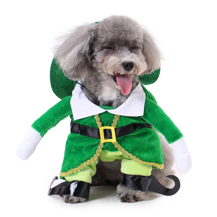 Pet supplies dog clothes upright pirate costume dog clothes police doctor standing costume guitar transformation costume funny costume