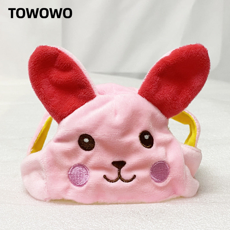 New Year Pet Christmas Hat Cat Cute Pet Head Clothing Supplies Transformed into Panda Small Dog and Cat Toy Headgear