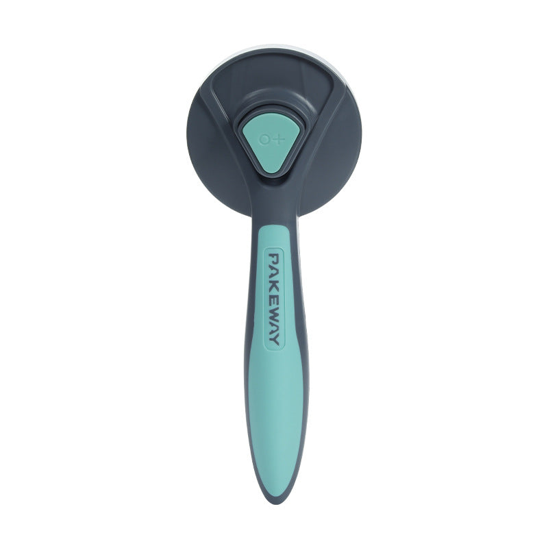 One-click hair removal massage, cat comb, pet hair removal cleaner, self-cleaning needle comb, dog-shaped pet comb